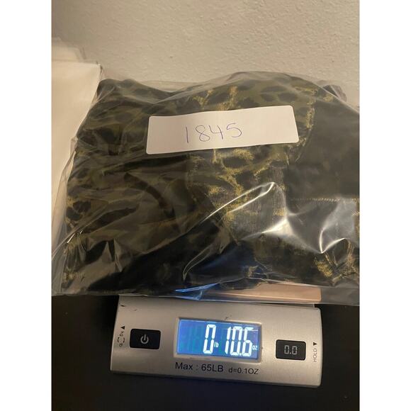 VTG Roody Kazoody Women Tunic One Size Green Animal Print Velvet Grunge 90s FLAW - Picture 10 of 10